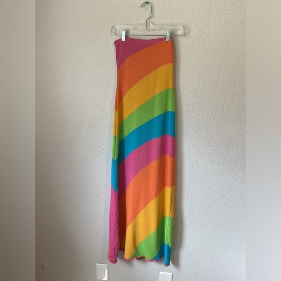 Show Me your Mumu Island Nights Tube Dress Rainbow Size Medium - Picture 5 of 8